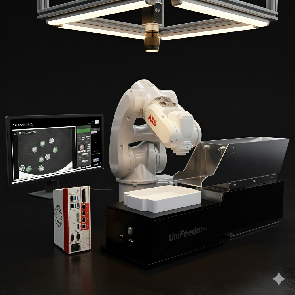 피더·비전·로봇 통합 셀(솔루션 개요)