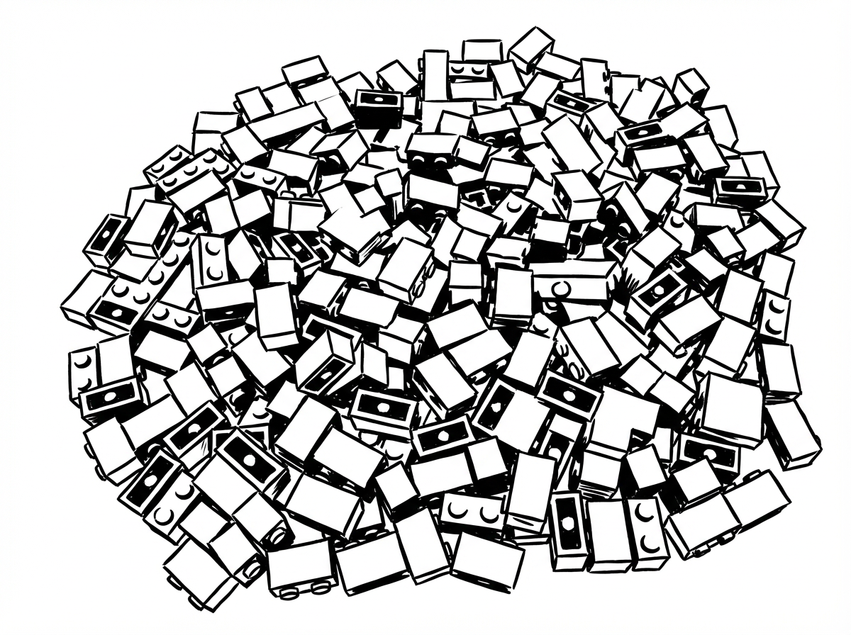 STEP 1. 벌크(부품이 섞여있는 상태)