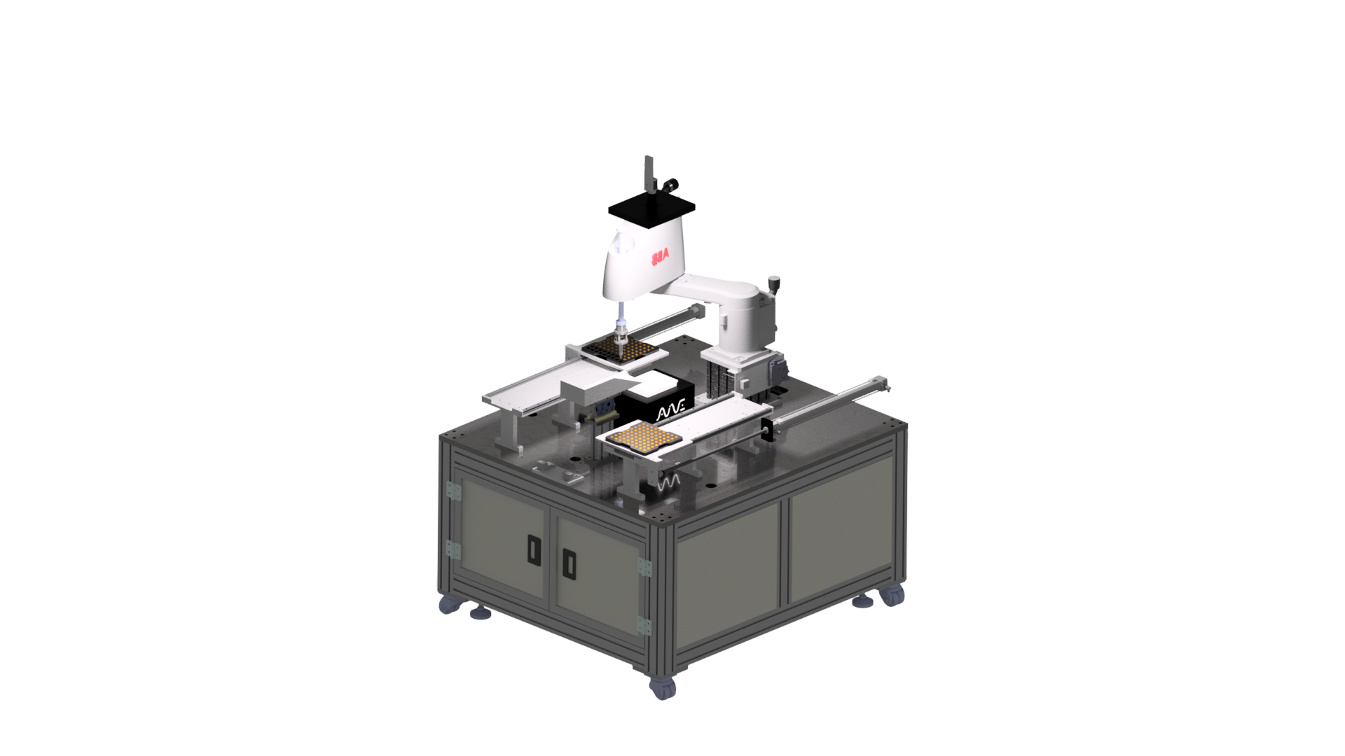 Dual Tray Non-stop Operation